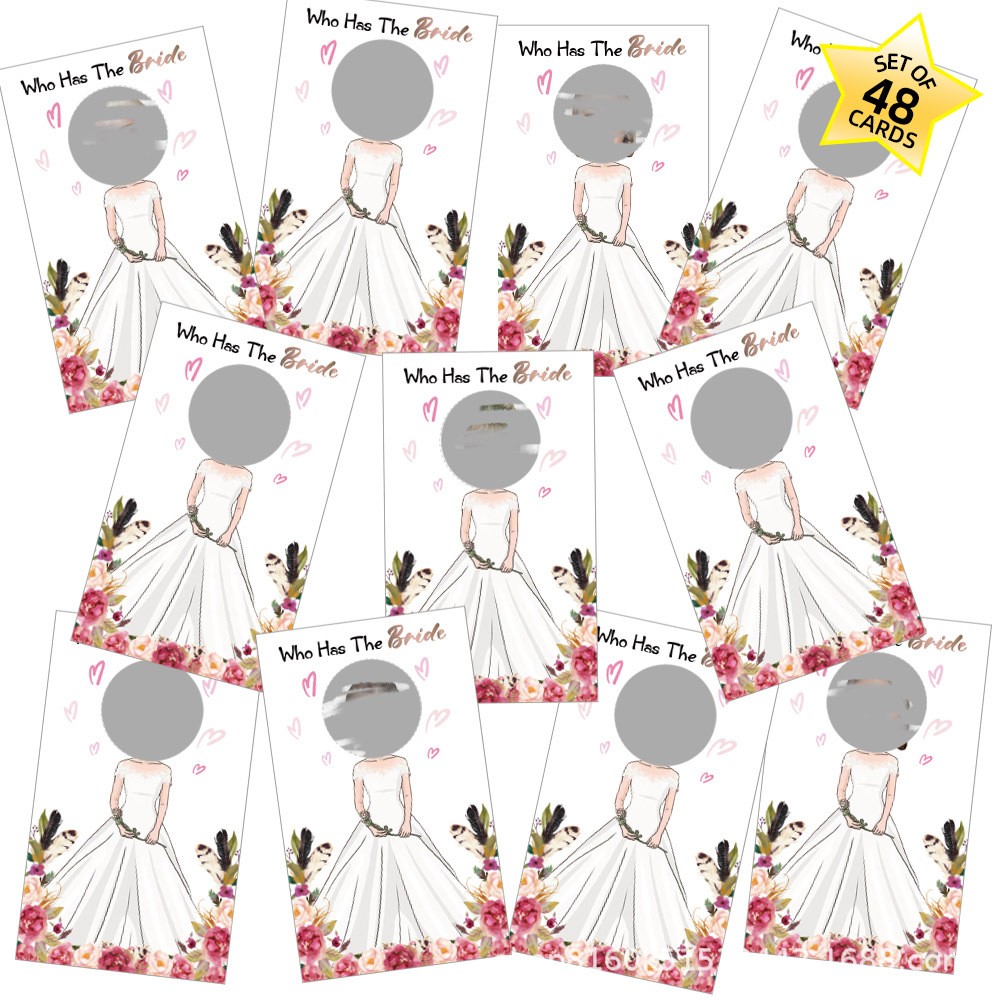 Party Games Bridal Shower - 48 Jeux de douche nuptiale mignons