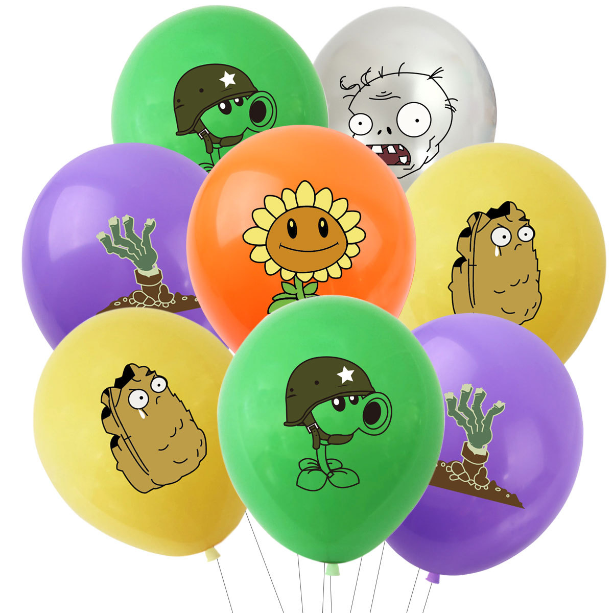 Zombie Party Games - 10 pièces 12 pouces plantes VS