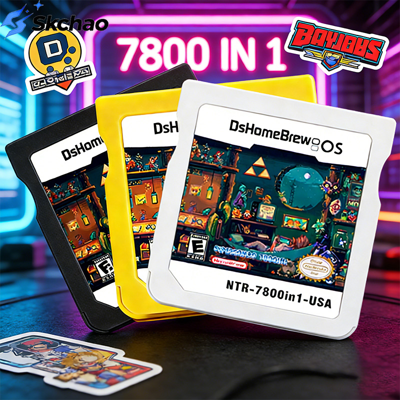 Party Games Nintendo - Carte de jeu R4 3DS 7800-en-1