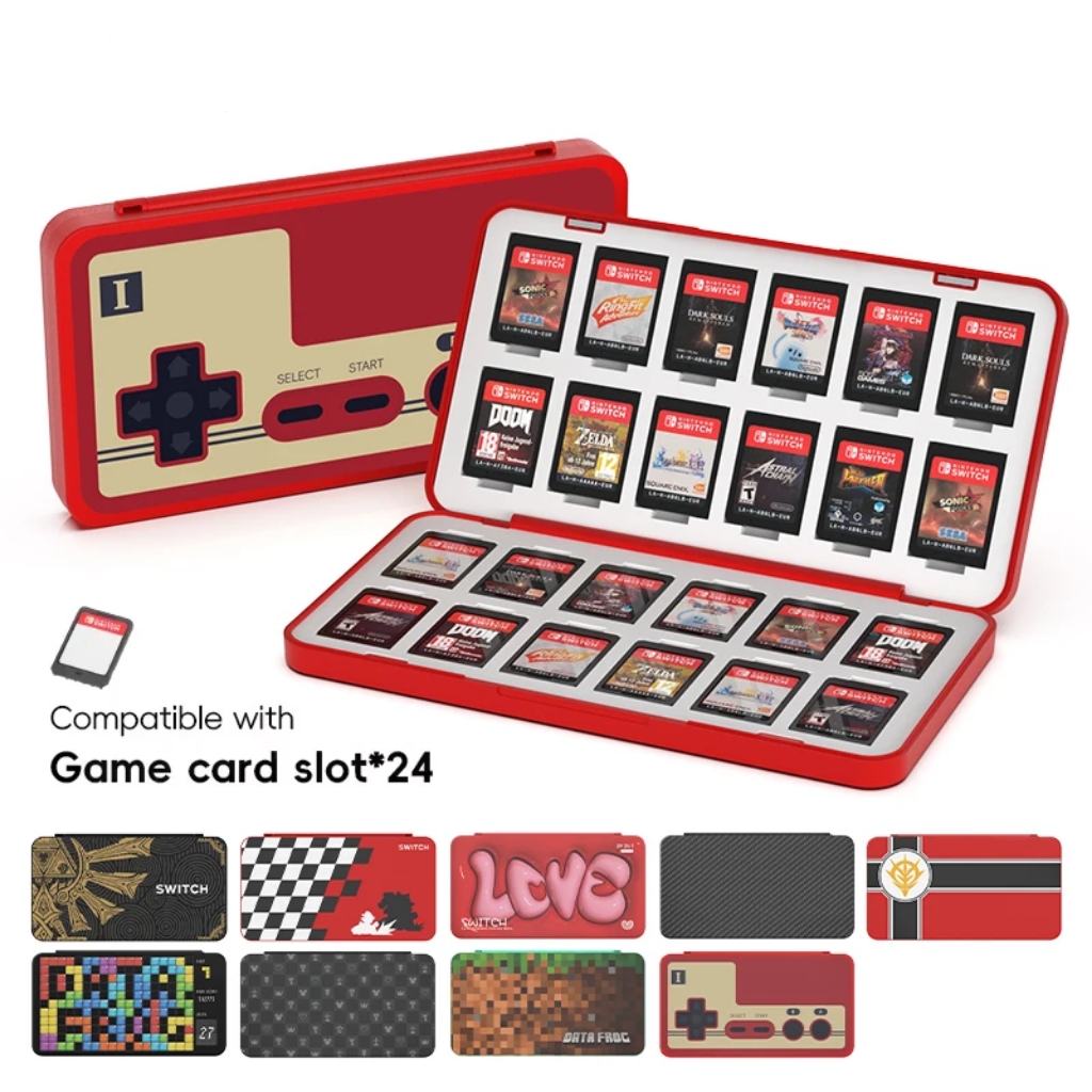 Party Games Nintendo - Étui pour cartes de jeu 24