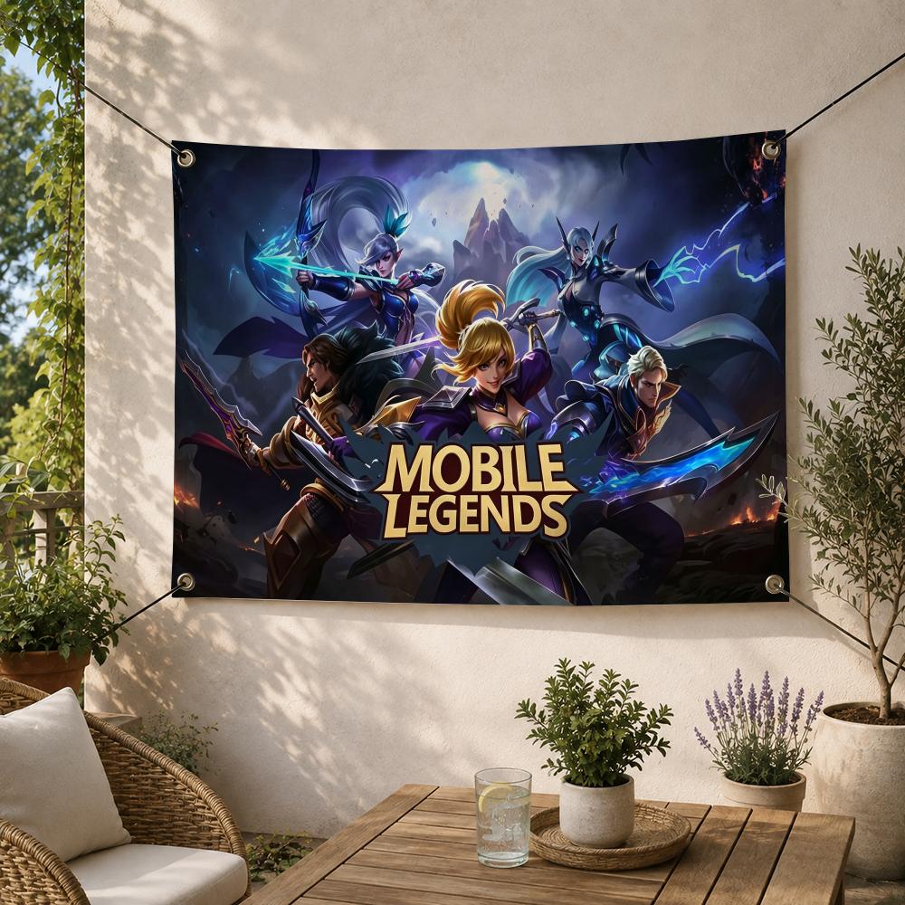 Party Games Mobile - Drapeau décoratif pour jeux MOBA M-Mobile