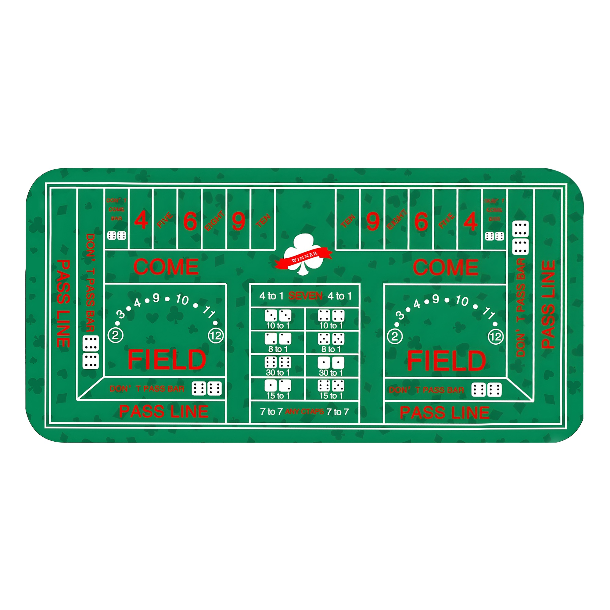 Party Games Entertainer - Tapis de jeu de dés au