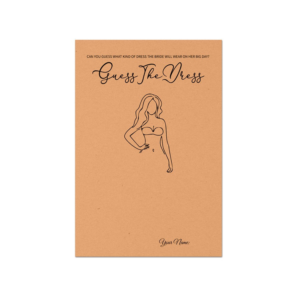Party Games Bridal Shower - Lot de 10 crayons à dessin