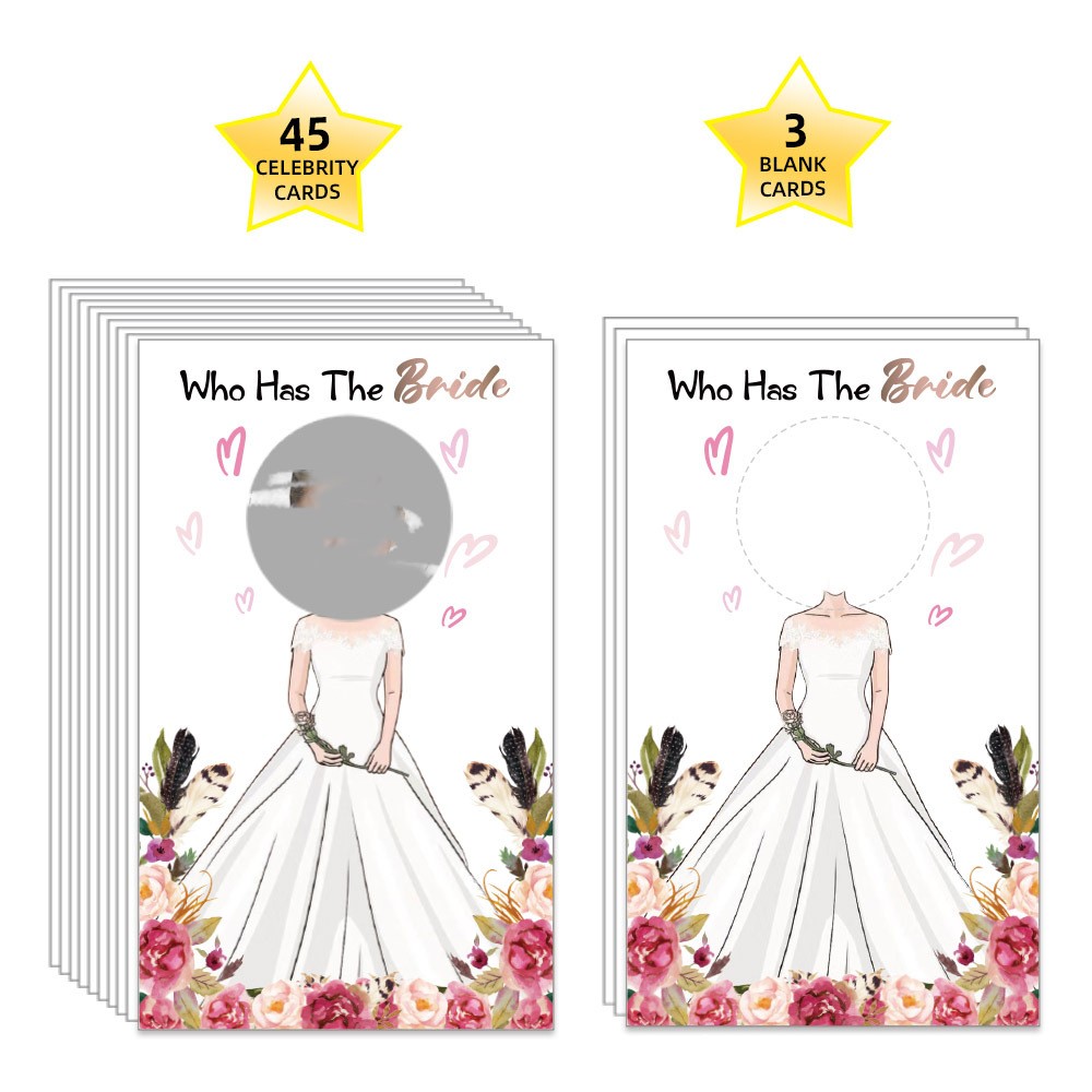 48 Jeux de douche nuptiale mig - Party Games Bridal Shower avis et prix
