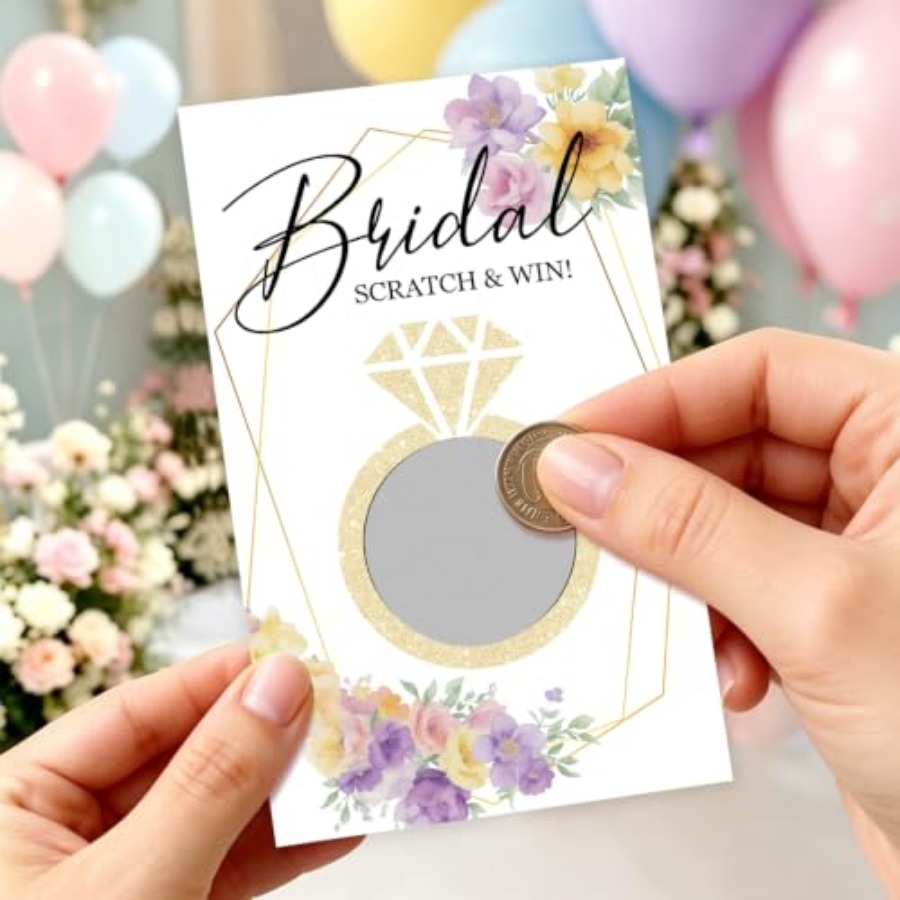 Jeu à gratter pour fête prénup - Party Games Bridal Shower avis et prix
