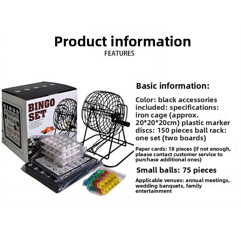 Ensemble de jeu de bingo en ac - Party Games For Adults Large Group avis et prix