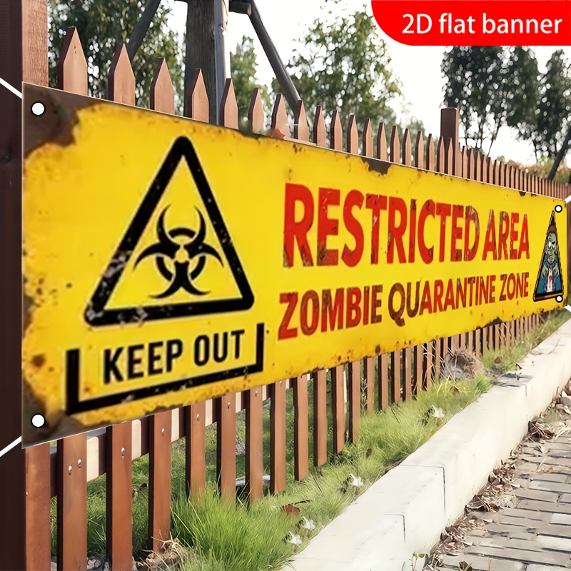 Un seul banner plat 2D pour la - Zombie Party Games avis et prix