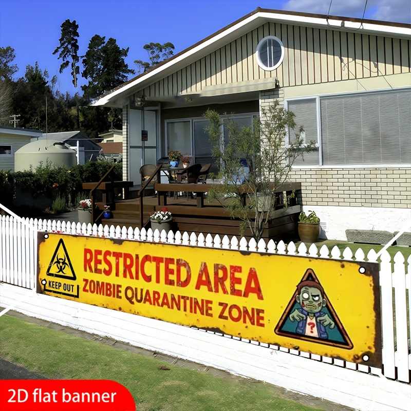 Un seul banner plat 2D pour la - Zombie Party Games avis et prix