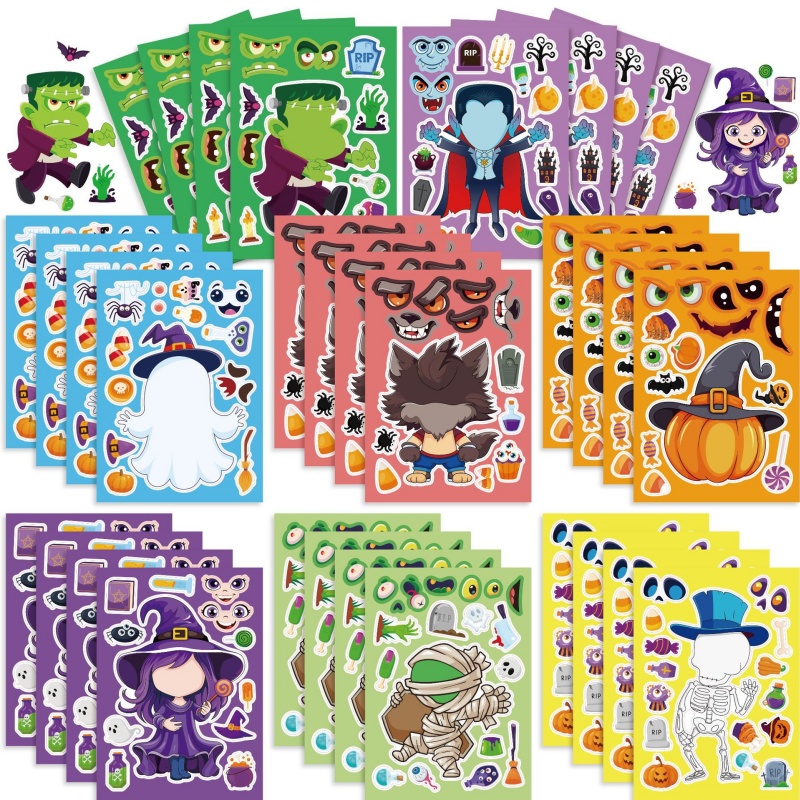 Autocollants de jeux de fête d - Zombie Party Games avis et prix